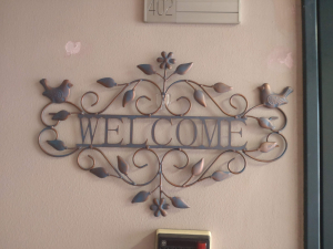 一目惚れのWELCOMEウォール